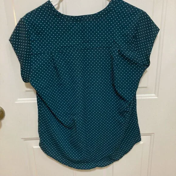 Fun2Fun Green Polka Dot Blouse - Picture 5 of 6